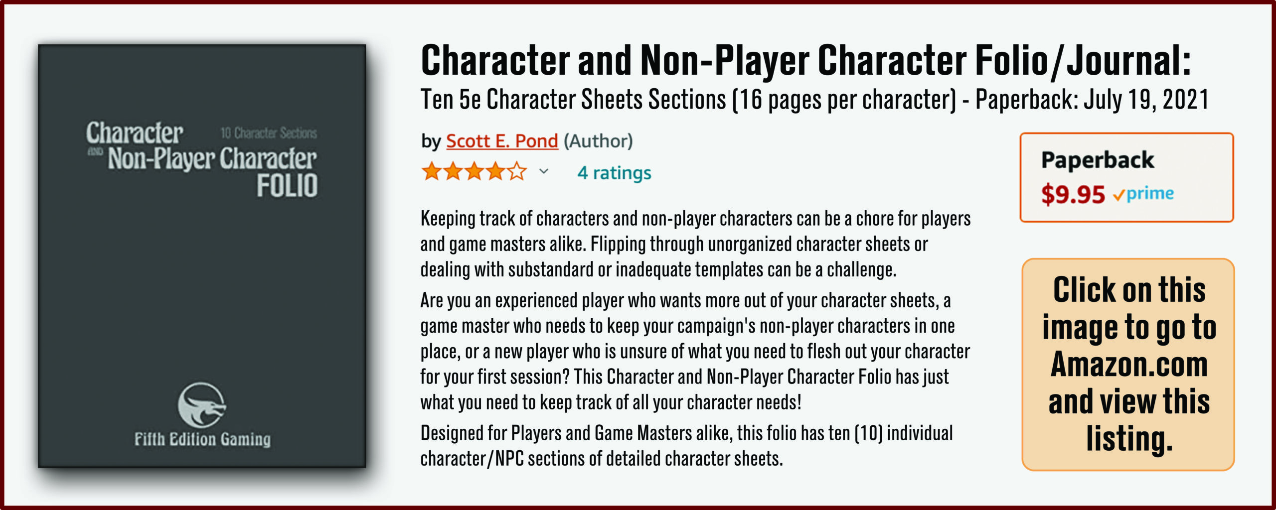 Character Journal - New copy